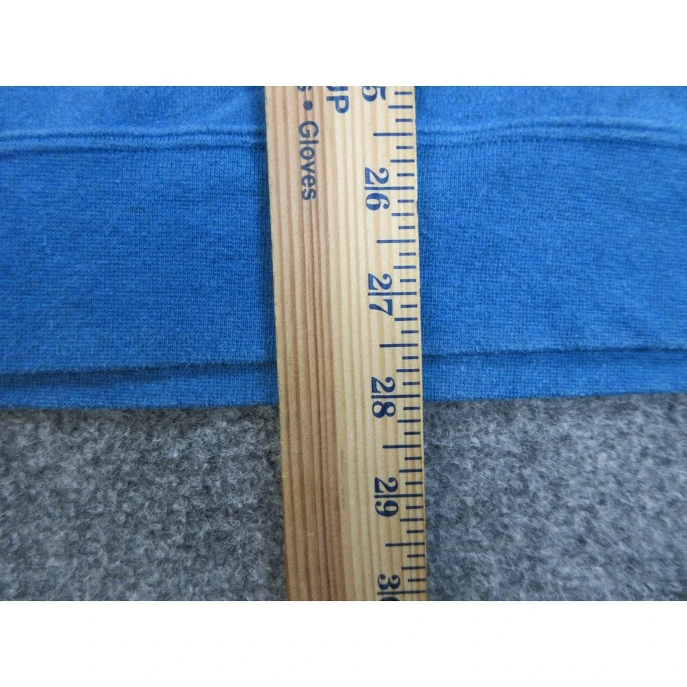 Peter Millar Sweater Mens 2XL Blue Quarter Zip Cotton Pullover Golf‎ Casual